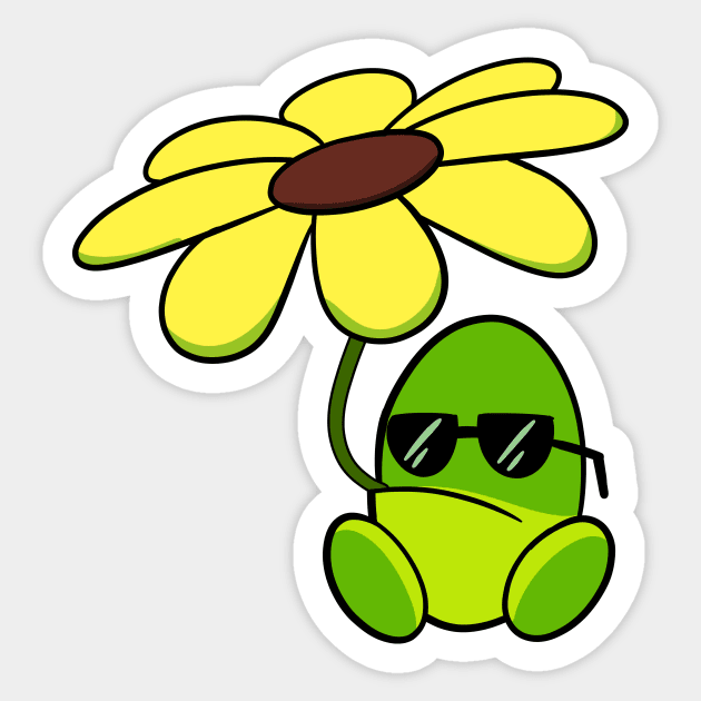 Seedy - Sunbathing Sticker by tastelesssandwiches